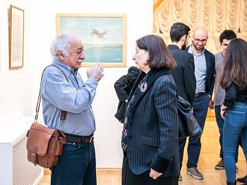 Выставка скульптурных и графических произведений народного художника Армянской ССР А. Арутюняна.