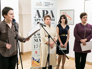 Выставка скульптурных и графических произведений народного художника Армянской ССР А. Арутюняна.