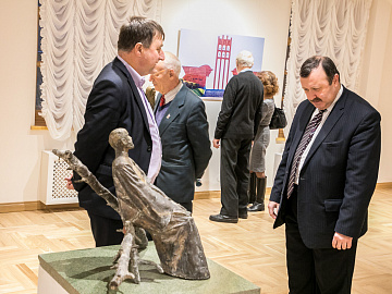 Выставка скульптурных и графических произведений народного художника Армянской ССР А. Арутюняна.